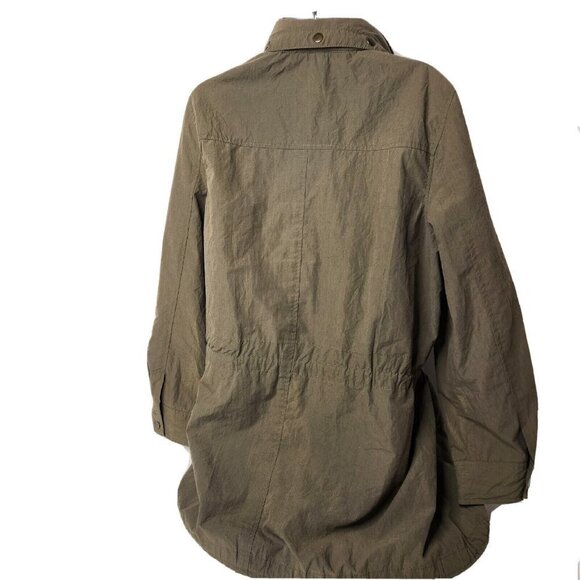 Francescas Alya Women's Size XL Utility Jacket Green Hooded - Picture 4 of 10